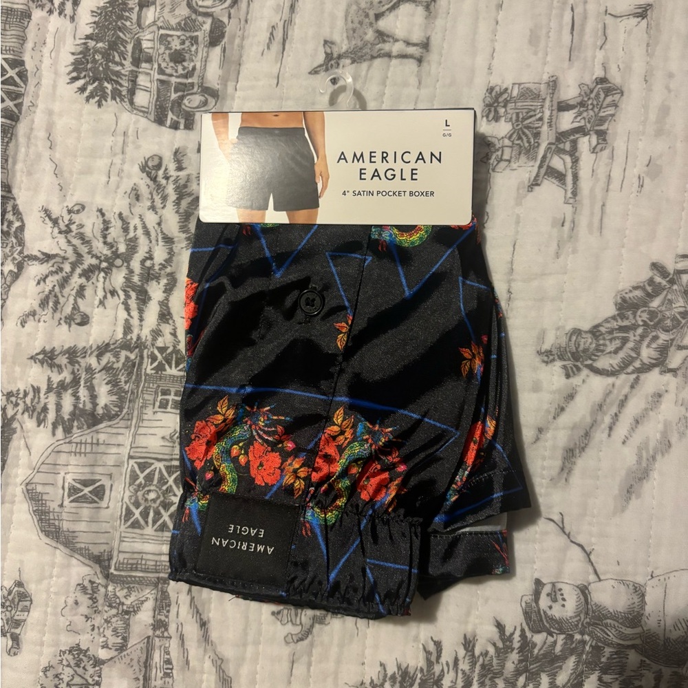 American Eagle 4“ Satin Pocket Boxer L 35-38